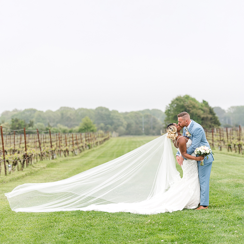 Wedding at Saltwater Farm Vineyard:
Shaniya and John are Married